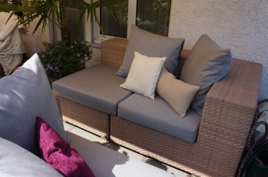 Der Frühling kommt schneller, als man denkt! Höchste Zeit für wetterfeste Loungekissen!